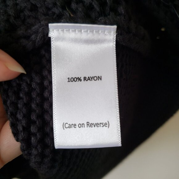 JoosTricot Black Rainbow Sequin Crochet Mini Rave Dress Retro Y2K Mermaid Disco - Picture 8 of 11